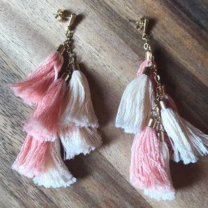 Statement tassel earrings